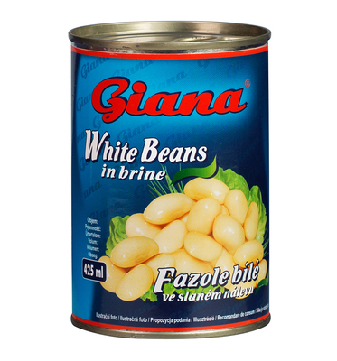 Fazole bílé ve slaném nálevu 425ml 